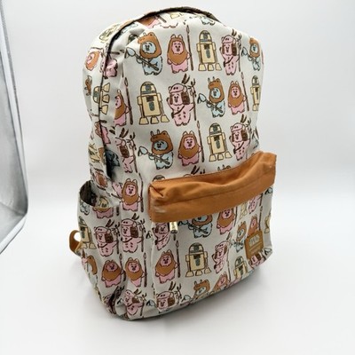 Loungefly Star Wars Pastel Ewok Nylon Backpack Rare Disney  display picture 1
