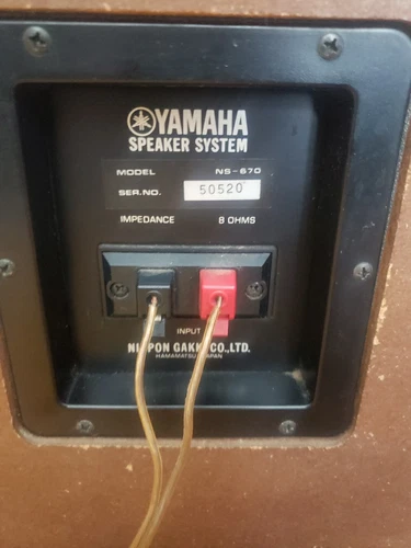 Yamaha NS-670 Speakers 10” 3Way Hifi B - Picture 10 of 14