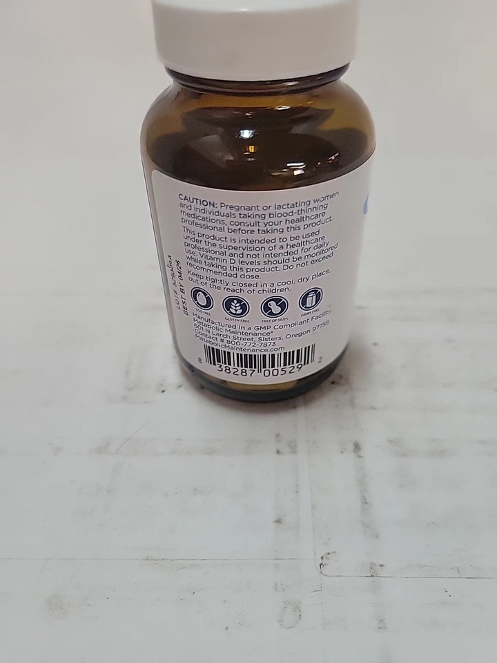 Vitamina D-3 25.000 UI 60 Cápsulas Mantenimiento Metabólico - FRESCO - Caducidad 4/26 Foto 3 de 4