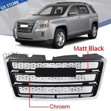 For GMC Terrain SL SLE SLT 2010-2015 Chrome Front Bumper Grille Grill Assembly