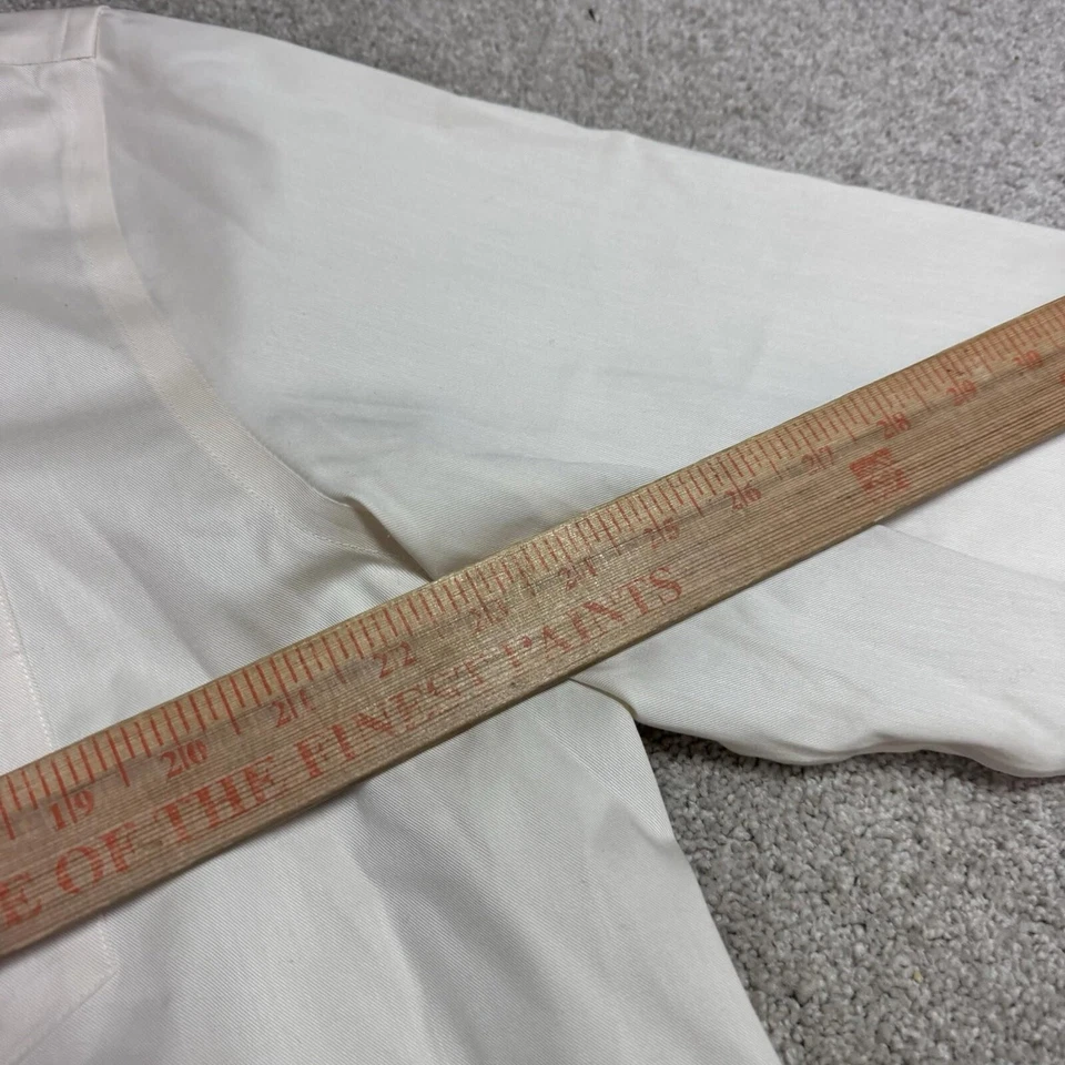 Polifroni Milano Button Down Shirt Men’s Yellow Long Sleeve Size Large - Image 4 of 4