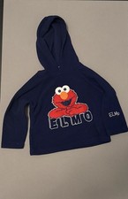 Elmo 3T Vintage Fleece Hoodie Pullover Sesame Street, Y2K Era 2006 