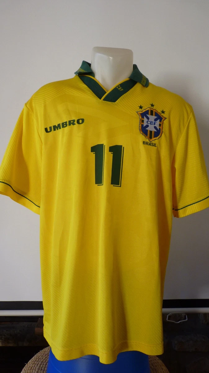 Maillot Umbro Vintage Jaune - Années 80 - Football - Taille L (Collection)