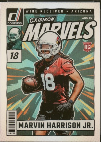 2024 Panini Contenders Marvin Harrison Jr. Rookie Stallions #5 RC