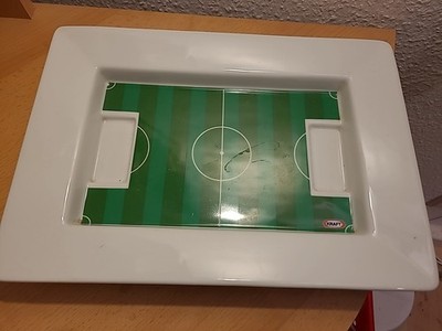 Kraft Lebensmittel Porzellan FIFA WM 2018 Servierplatte Fussballfeld massiv 