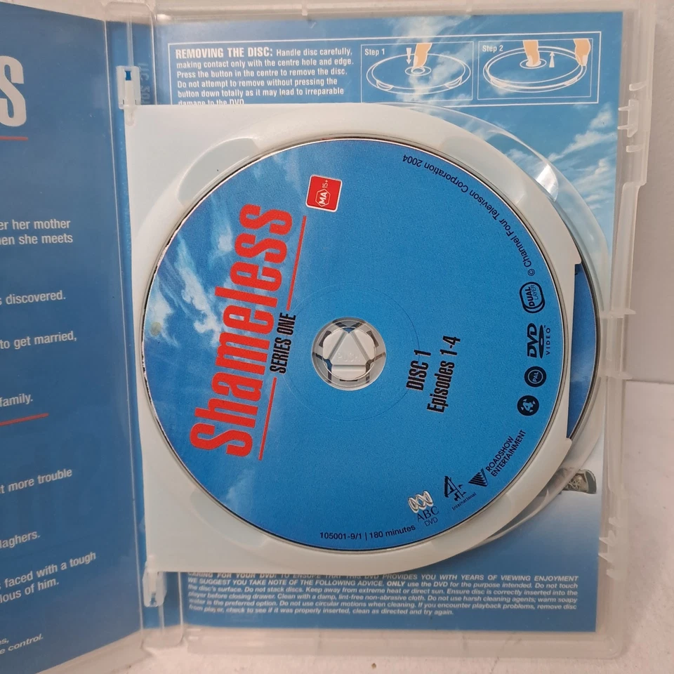 Shameless Dvd Complete Series 1 Region 4 Vgc (25) - image 3 of 4