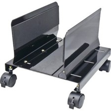 SYBA Steel PC Stand for ATX Case with Adjustable Width and 4 Caster Wheels