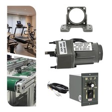 AC 220V Motor 50/60HZ Adjustable Variable Gear Reducer Motor 15RPM w/ Controller
