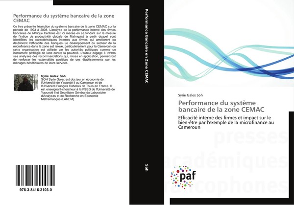 Performance Du SystèMe Bancaire De La Zone Cemac Syrie Galex Soh Taschenbuch-image