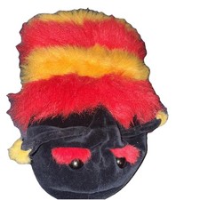 Vtg Plush Caterpillar Hand Puppet Red Yellow Black 1999 Manhattan Toy