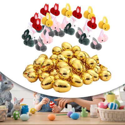 Goldene Ostereier zum Füllen von Körben, ungefülltes Spielzeug,
