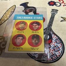 1963 Topps - Rookie Stars Tony Oliva, Ed Kranepool, Bob Bailey #228 (RC) NM OC