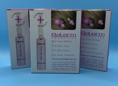 Salerm Cosmetics Bio Rosa Lotion 4 phials x 0.44 oz/13ml ~ Lot of 3 NOS #C41