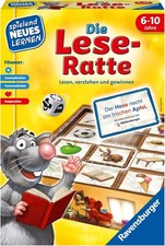 Ravensburger 24956 - Die Lese-Ratte - Spielen und Lernen für Kinder, Lern-Spiel