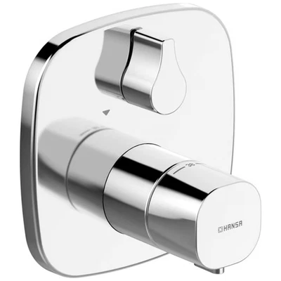 Hansa HANSADESIGNO Style Wannen-Thermostat-Batterie, Rosette eckig - Bild 1 von 2