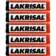 Licorice Candy Rolls - (5-Pack) - Salmiak Salty Liquorice Pastilles Roll
