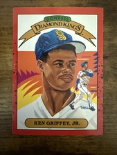 1990 Donruss - Diamond Kings #4 Ken Griffey Jr. 1989 Error