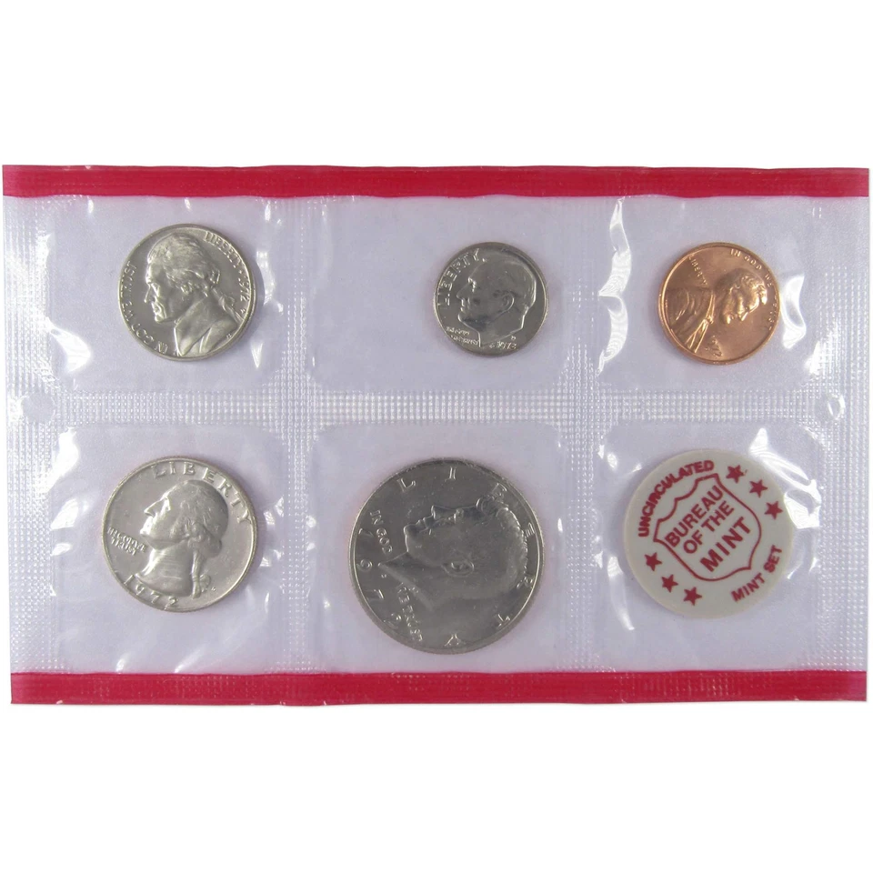 1972 Uncirculated Coin Set U.S Mint Original Government Packaging OGP - Image 4 of 4