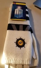 NWT-Dalek Knit Arm Warmers White /one size fits all