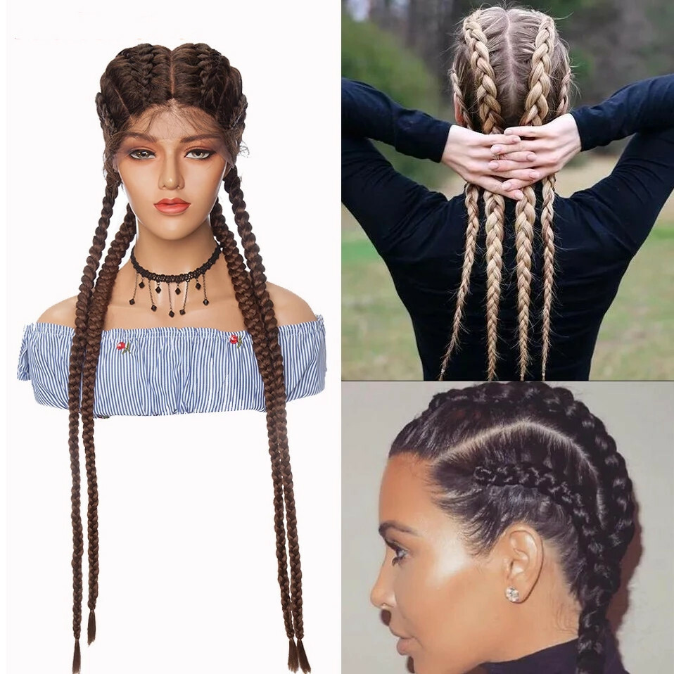 34 Inch Braiding Wigs Synthetic Box Braided Twist Lace Front Wig With Baby Hair | eBay 34 Inch Braiding Wigs Synthetic Box Braided Twist Lace Front Wig With Baby Hair | eBay
