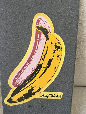 Andy Warhol Banana Skate Deck Complete Longboard Alien