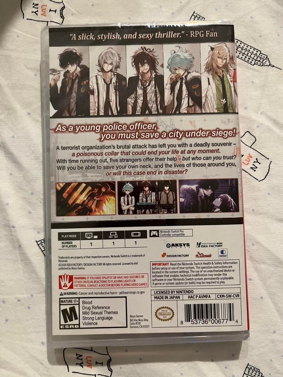 【新品】Collar x Malice Nintendo Switch　限定版 Amazon.com: Collar X Malice - Nintendo Switch : Aksys Games