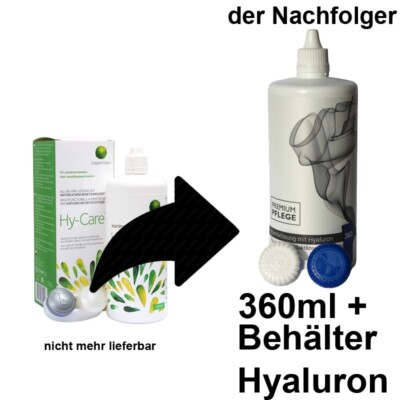 Ersatz für Hy- Care Cooper --Premium Pflege Hyaluron 2 -20 x a 360ml/ Behälter