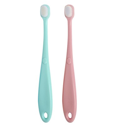  2 Pcs Newborn Toothbrush with Hanging Hole for Babies Infant Baby