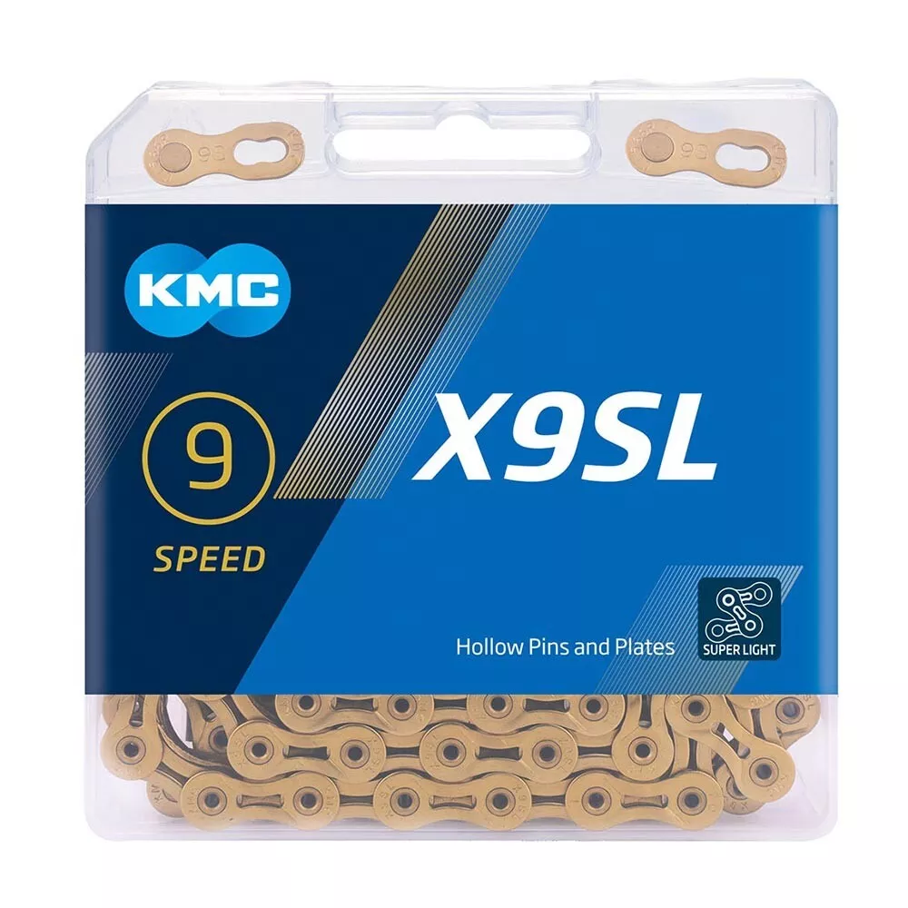 Kmc 9 speed chain gold sales