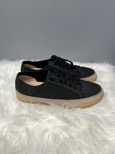 clarks leather trainers