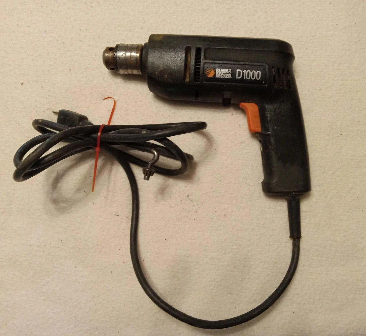 Black Decker D1000 3A 0 1200 RPM Corded Drill eBay