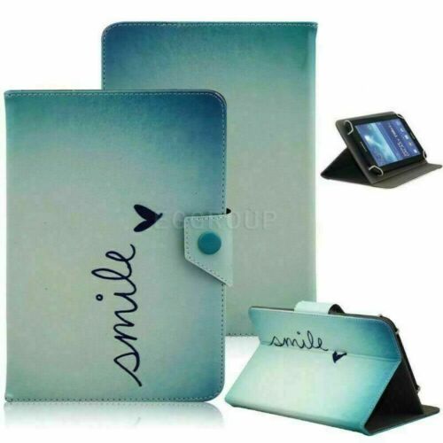 Custodia supporto pelle folio modello universale per tablet Android 7" 8" 10,1" - Foto 35 di 98