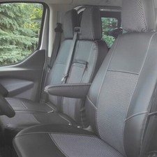 Maßgefertigte Sitzbezüge Kunstleder Jacquard J1 passend für VW Transporter T3