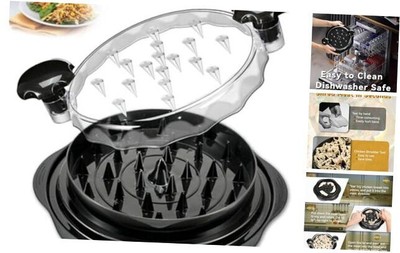 Chicken Shredder Tool Twist, Visible Chicken Breast Grinder Elegant Black
