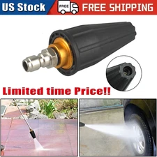 4.0GPM High Pressure Washer Rotating Turbo Nozzle Spray Tip 4000PSI 1/4" Quick