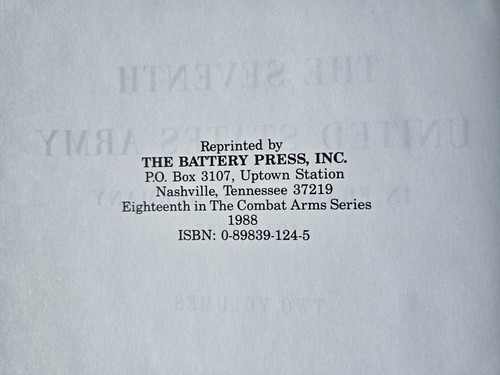 The Seventh United States Army Report of Operations (2 Volume Set, Hardcover) - Picture 5 of 7