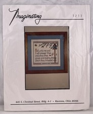 Imaginating Marilyn Clark Counted Cross Stitch Kit Jeremiah 33:3 USA 1211 VTG