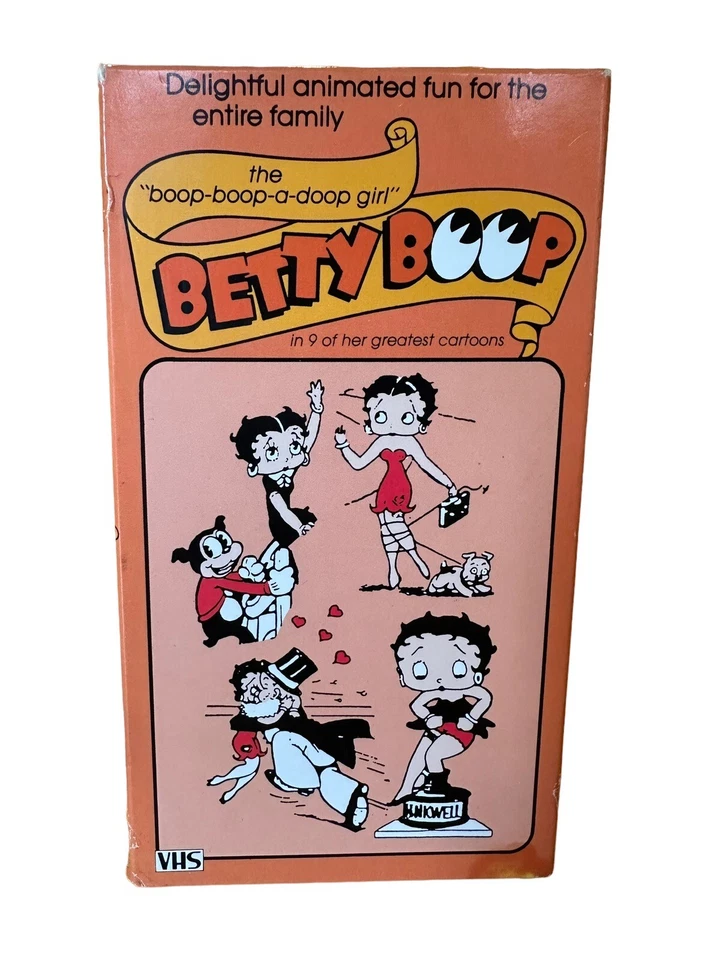 Vtg BETTY BOOP in 9 of Her Greatest Cartoons Good Times Movie Classic VHS 1985 - Image 2 of 4