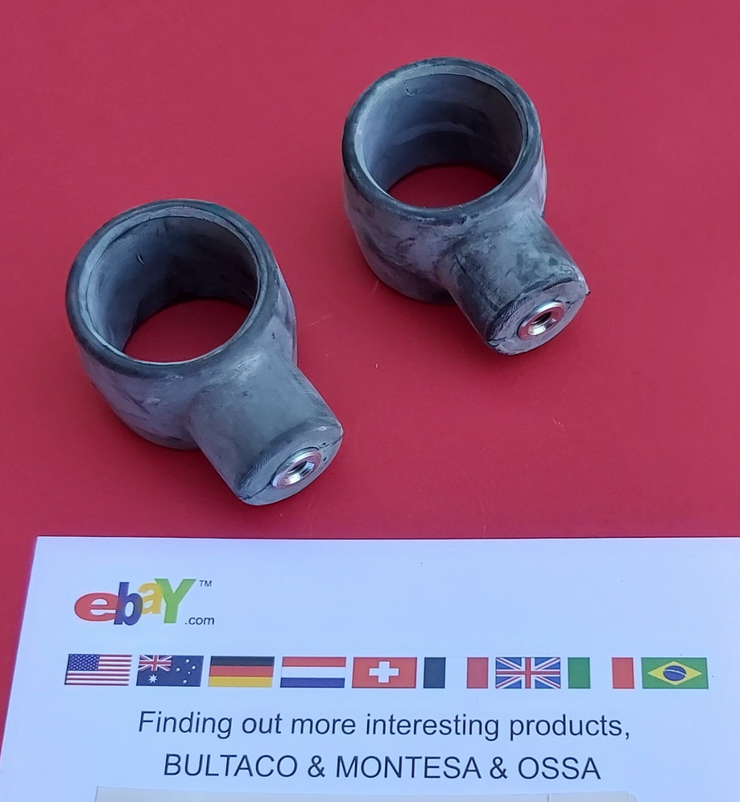 BULTACO FRONT NUMBER PLATE RUBBER NEW PURSANG NUMBER PLATE SUPPORTS