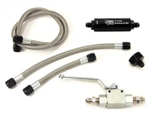Gravity Fill Kit 4AN With a Nitrous Filter Nitrous Outlet