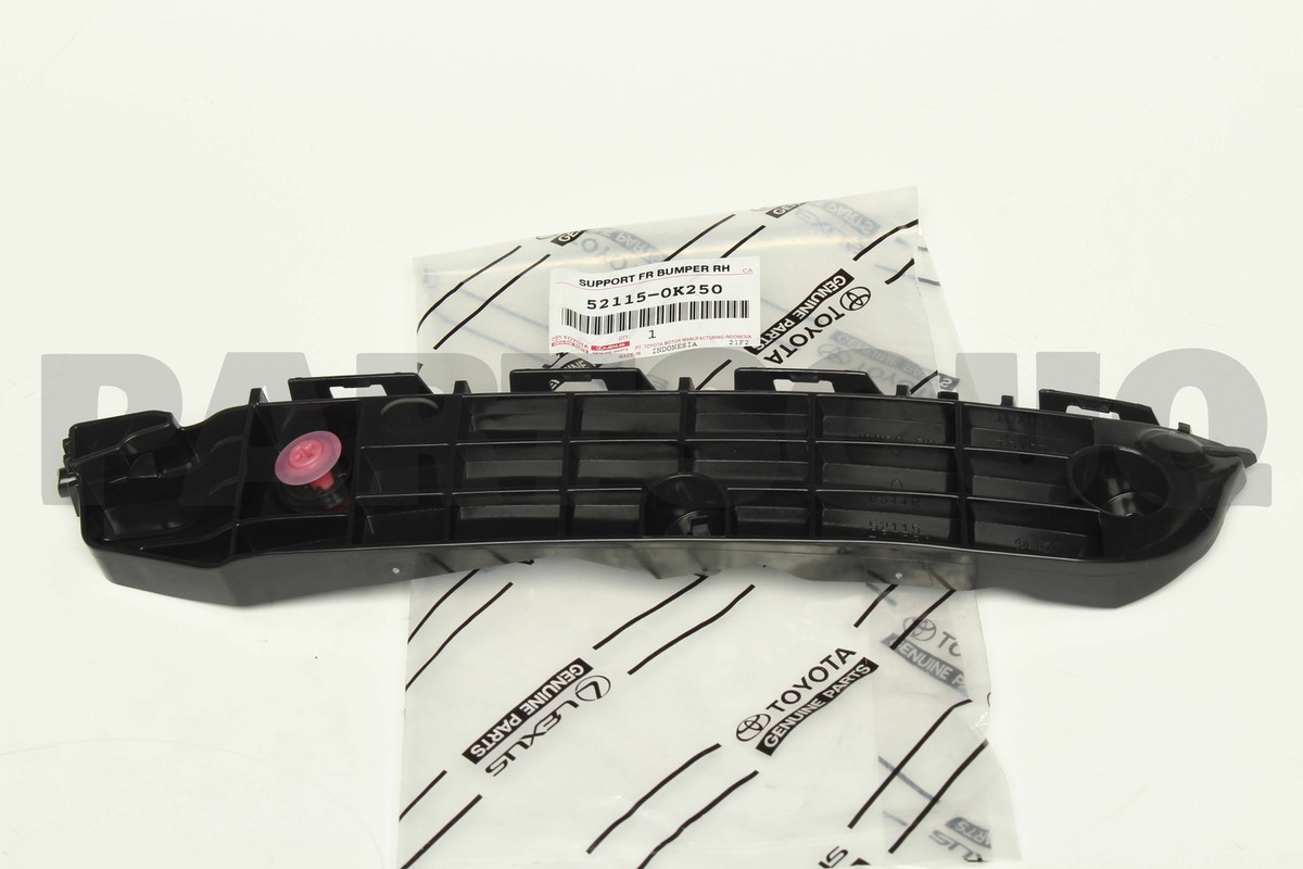 ビョルン ケーラー 5211560071 Genuine Toyota SUPPORT, FRONT BUMPER SIDE, RH 52115