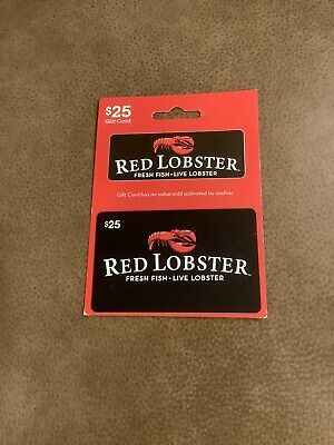 Buy $25 RED LOBSTER PHYSICAL GIFT CARD