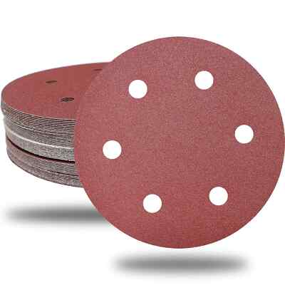 30 PCS 9-Inch 6-Hole Drywall Sanding Discs Set - 80 100 120 180 240 400 Grits...