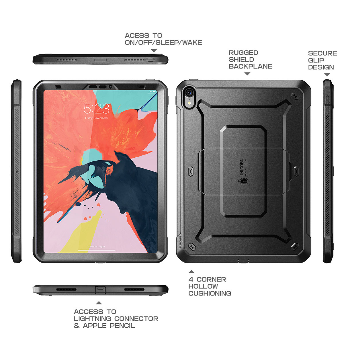 iPad Pro 11'' Case 2018, SUPCASE Protective Case w/Screen