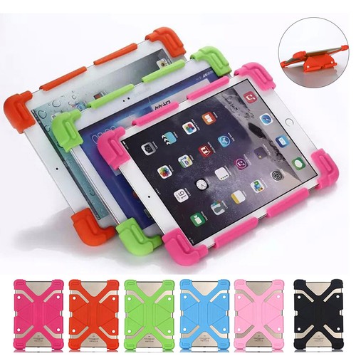 Universal 7'' 8'' 10.1'' 12" Tablets Case Flexible Stretchy Silicone Kids Cover - Picture 1 of 13