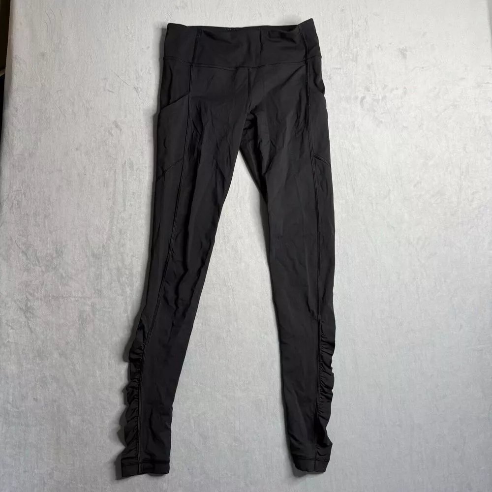 lululemon speed tight iii ruched ankle full pocket leggings