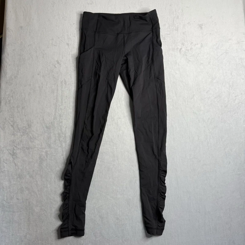lululemon speed tight iii ruched ankle full pocket leggings