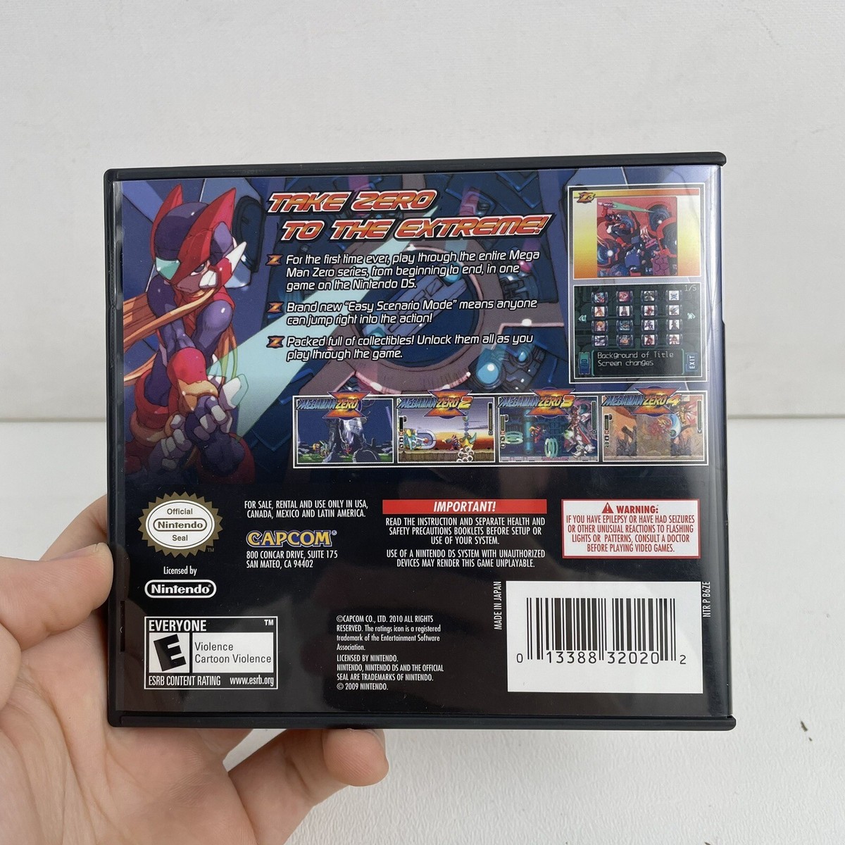 🔥Mega Man Zero Collection (Nintendo DS, 2010) Complete CIB