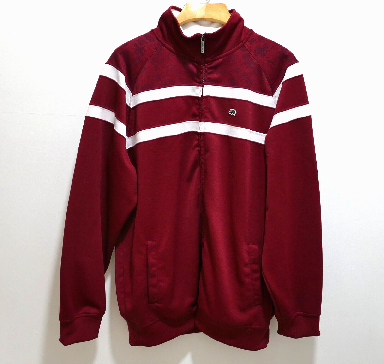ECKO UNLTD Men's XL full zip sweatshirt maroon an… - image 1