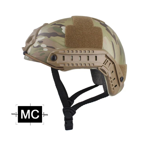 Emerson Tactical Fast Helmet Airsoft MH Type Casque w/ NVG Shroud + Side Rail - Bild 10 von 13
